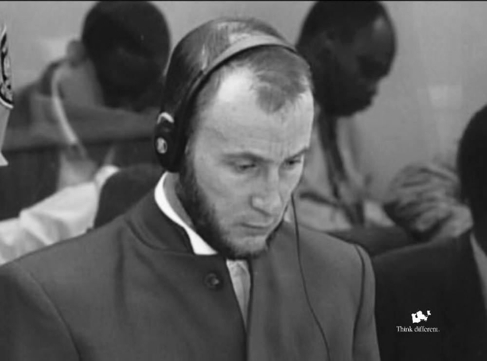 Georges Ruggiu in tribunale.